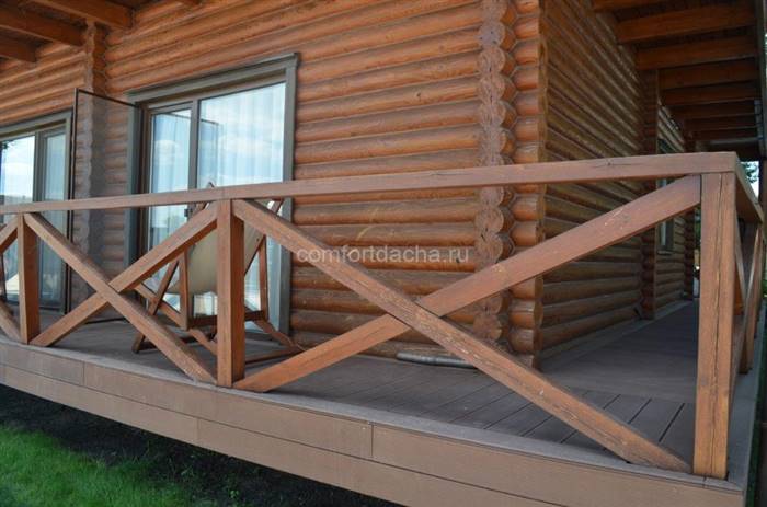 Огорожа тераси: варіанти з дерева, металу, полікарбонату