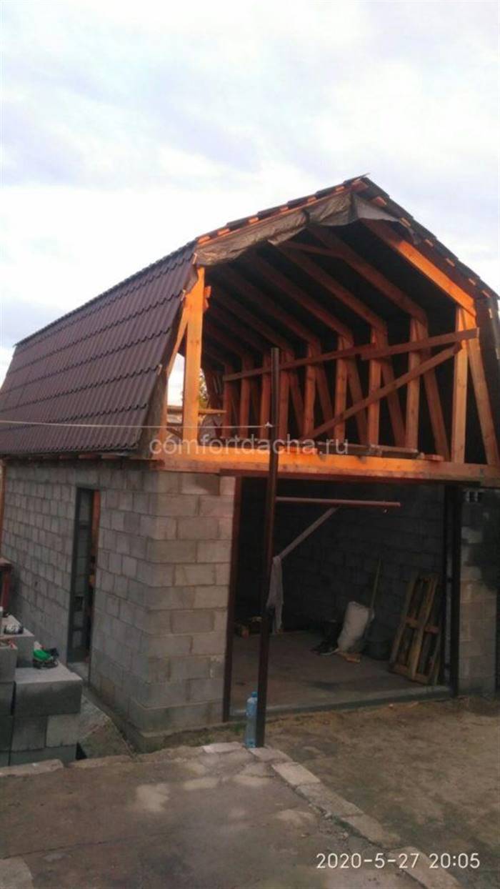 Гараж із мансардою - проекти своїми руками