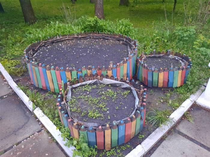 Як зробити огорожу для клумби своїми руками